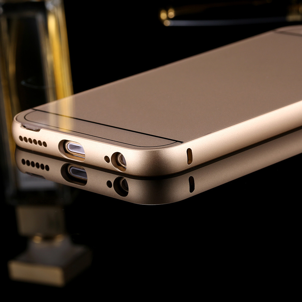 เคสสำหรับโทรศัพท์มือถือ iPhone 5/5s เฟรมอลูมิเนียม (สีทอง/เงิน/ดำ/ฟ้า/ชมพู)