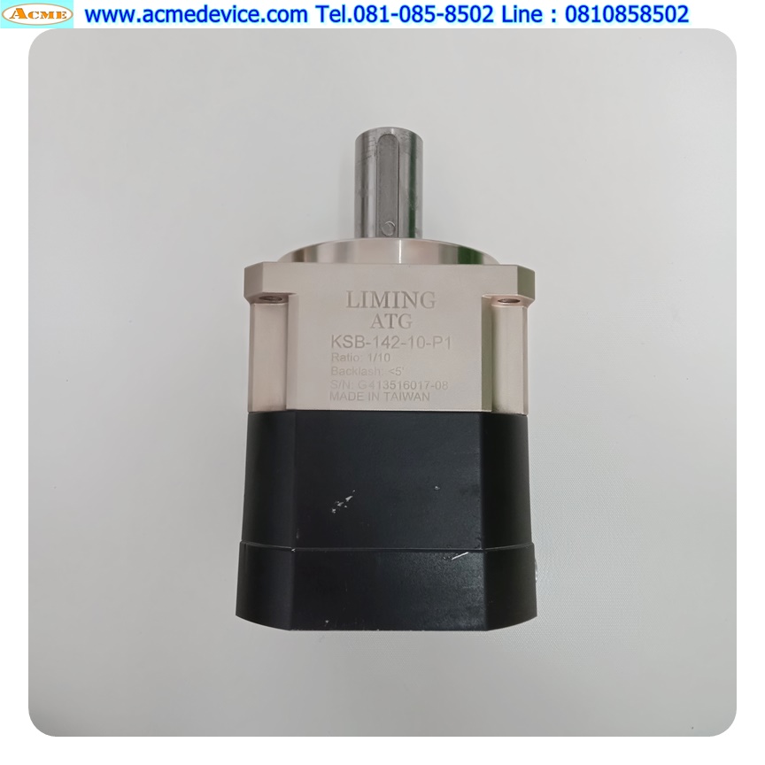 Gear Head ATG รุ่น KSB-142-10-P1, Ratio 10:1 (เพลาเข้า 24 mm. ออก 40 mm.) for 1kW, 1.5kW, 3kW