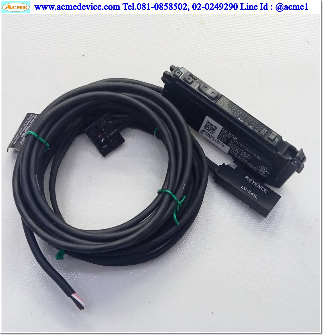 Laser Keyence รุ่น LV-N11N & LV-S41L, ระยะ 120 to 480 mm., NPN (ไม่มีฝา)