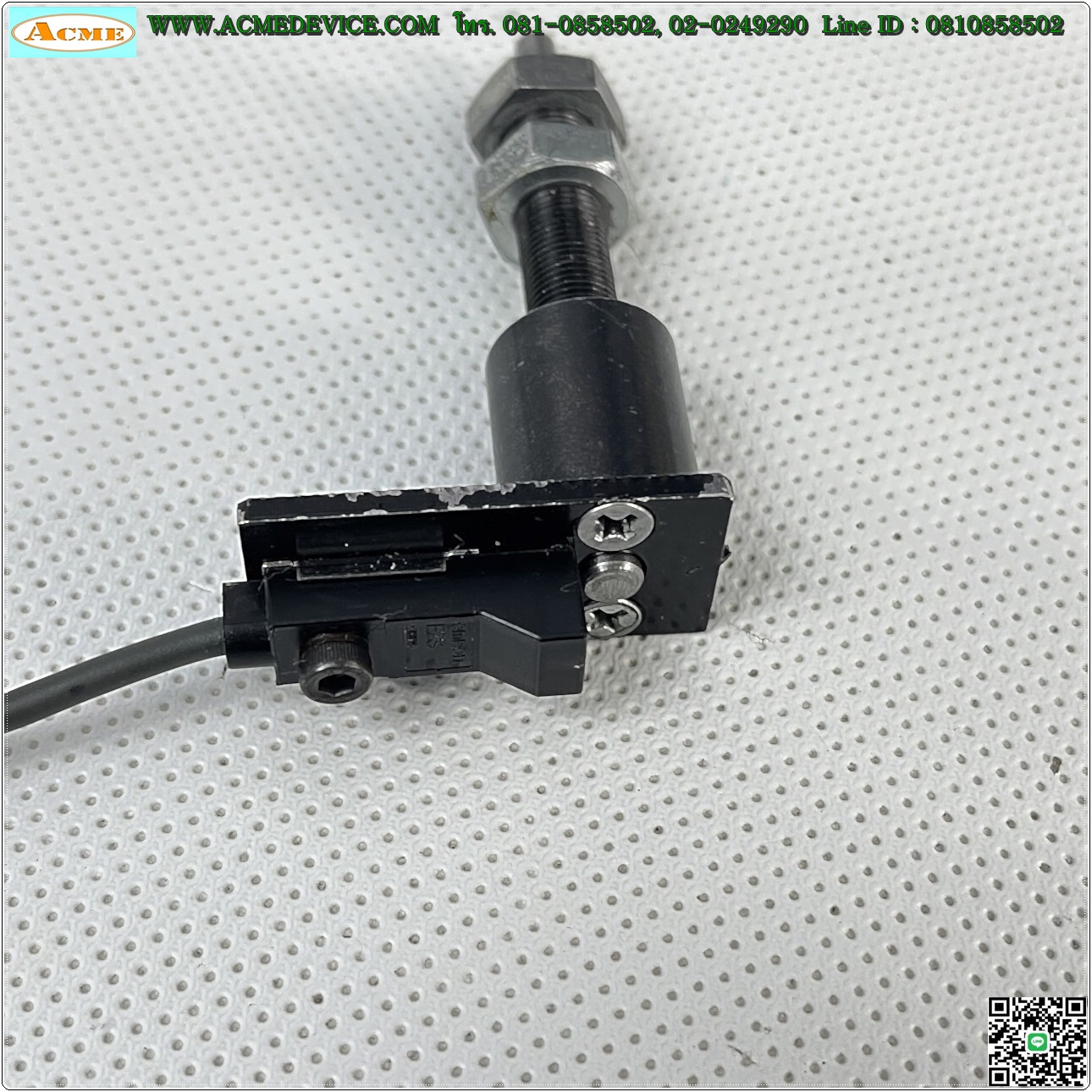 Proximity Omron รุ่น E2S-Q21, Front 8x8, ระยะ 2.5mm, 2Wire, NO, Inductive, & Pin Limit