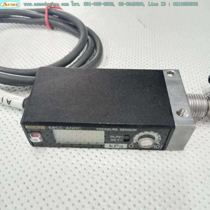 Vacuum Omron รุ่น E8CC-AN0C, 0 to –101kPa, NPN, Analog out 1-5V