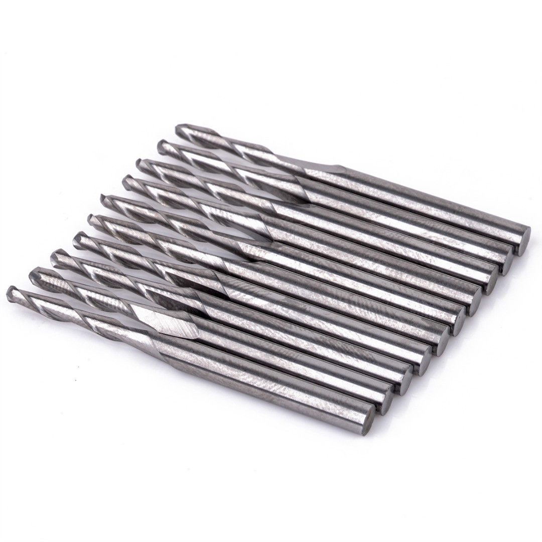 ดอกกัด CNC Milliing คาร์ไบด์ หัวบอล ขนาด 2 mm ฟันยาว 12mm. 2ฟัน.