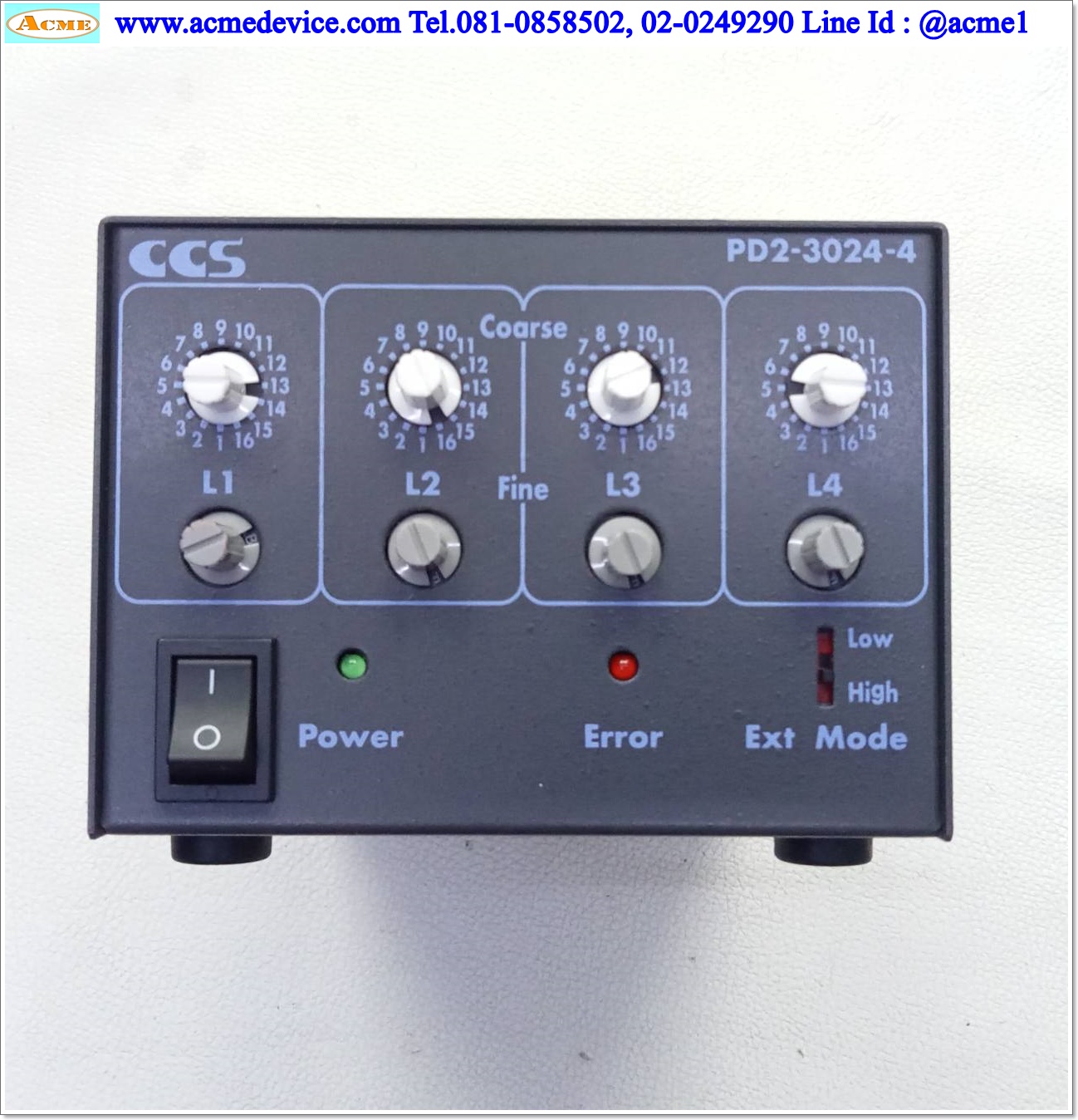 Lighting Supply CCS รุ่น PD2-3024-4(A), 4 CH, 24V, 27W