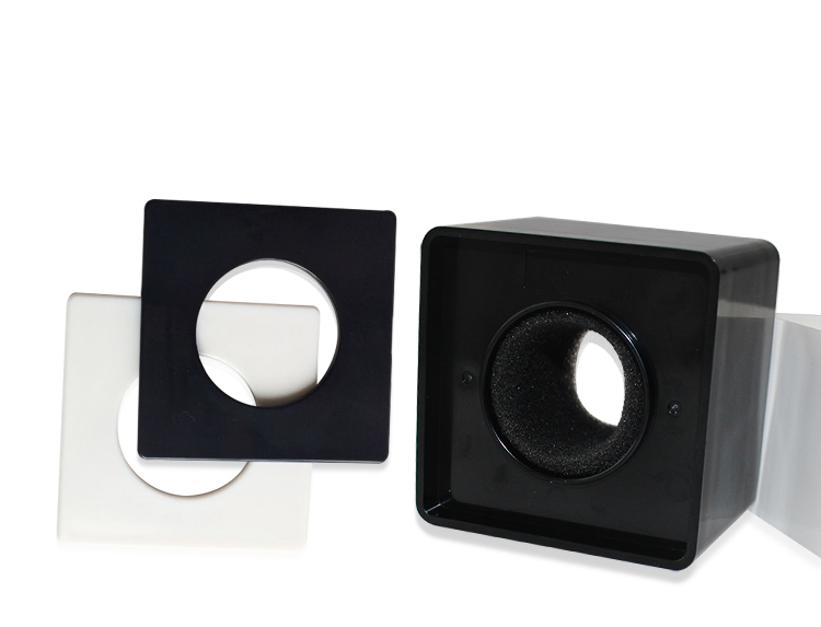 Microphone Logo Square เพลทติดโลโก้ แบบสี่เหลี่ยม ราคาถูก