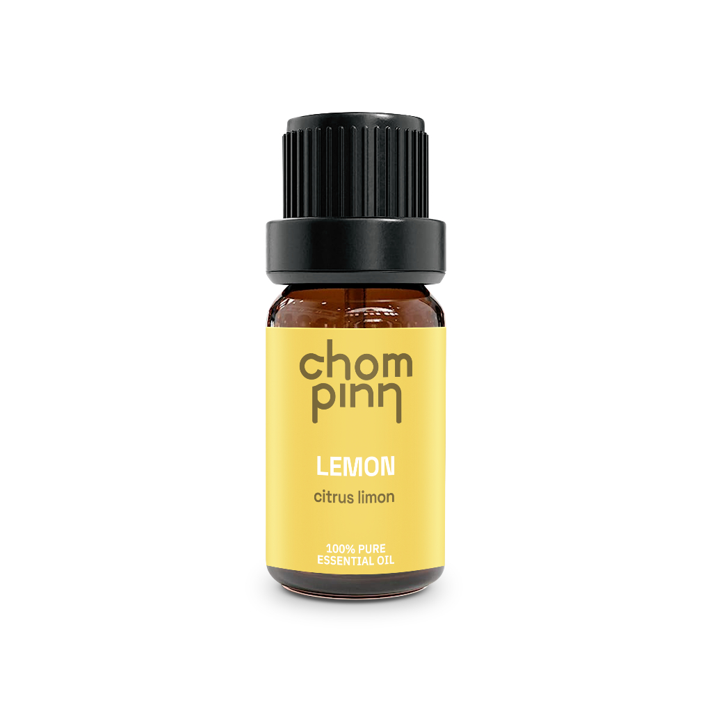น้ำมันหอมระเหยบริสุทธิ์เลมอน ธรรมชาติ 100 % (Lemon) 10 ml. ชมภิญญ์