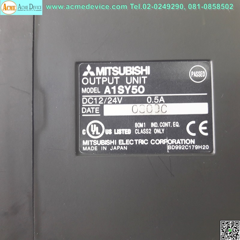 PLC Mitsubishi รุ่น A1SY50, Output UNIT