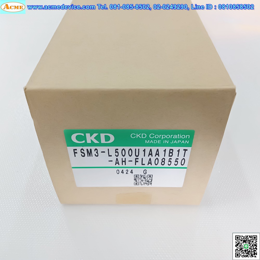Flow Sensor CKD รุ่น FSM3-L500U1AA1B1T-AH-FLA08550, Analog out 1-5V
