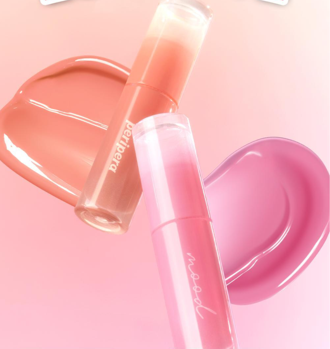 ลิปเพริเพร่า Peripera Ink Mood Glow Tint Set 03 #Rose in Mind + Mini 01 #Best Beige Menu