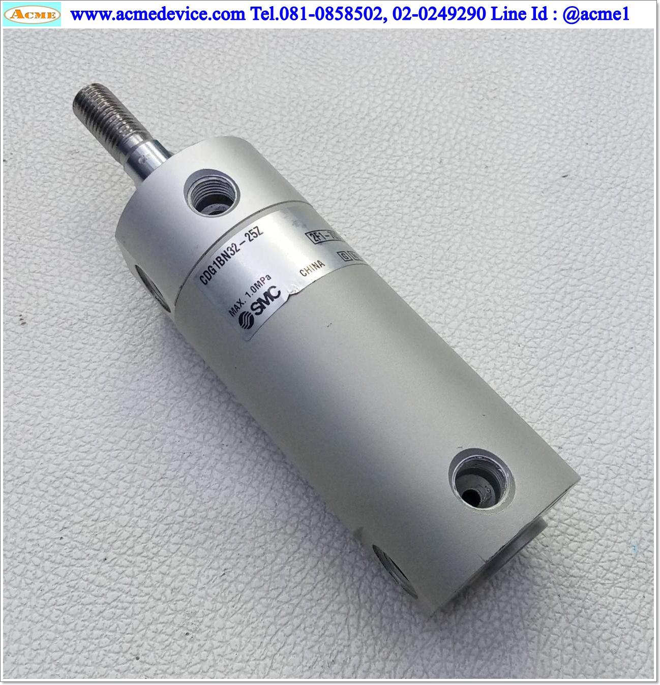 Air Cylinder SMC รุ่น CDG1BN32-25Z, Bore 32 mm., Stroke 25 mm.