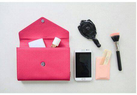 กระเป๋าใส่มือถือ iPad Tablet สีชมพูวินเทจ