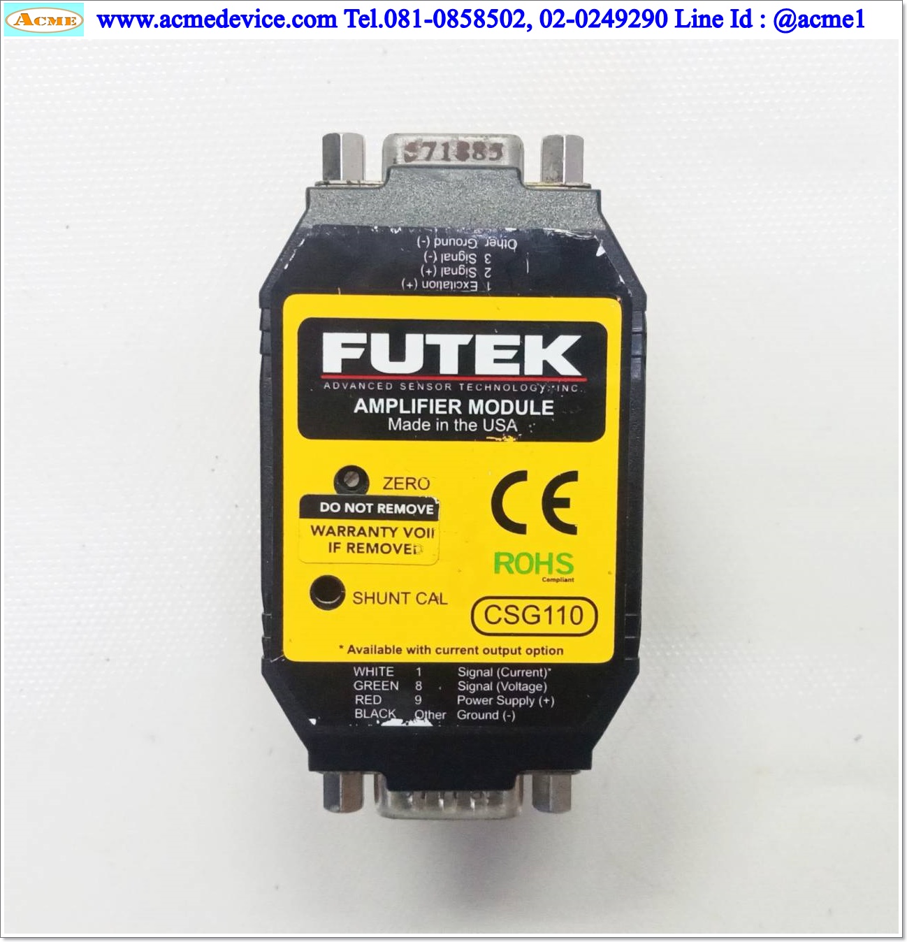 FUTEK Sensor Amplifier Module รุ่น CSG110