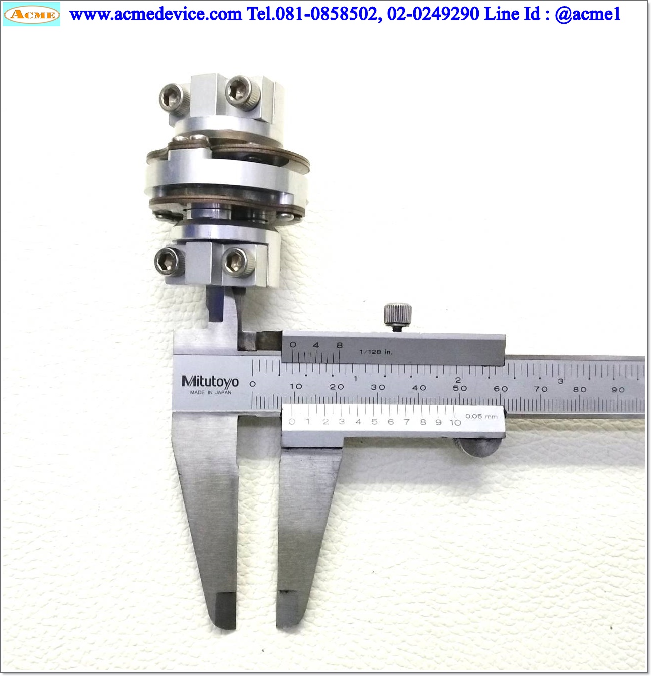 Coupling ขนาด ID 9.5/9.5 mm, OD 38 mm, L 46 mm, Spring Coupling