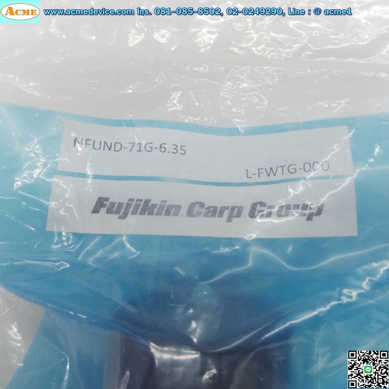 Bellows Valve Fujikin รุ่น L-FWTG-000, 0.4-0.6Mpa