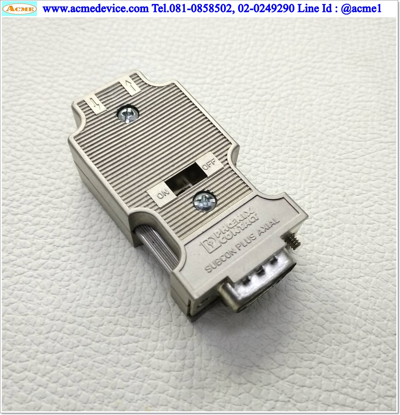 SUBCON-PLUS-PROFIB/AX/SC Phoenix Contact รุ่น 2744380, 9-pin, Sub-D Connector, Male Connector