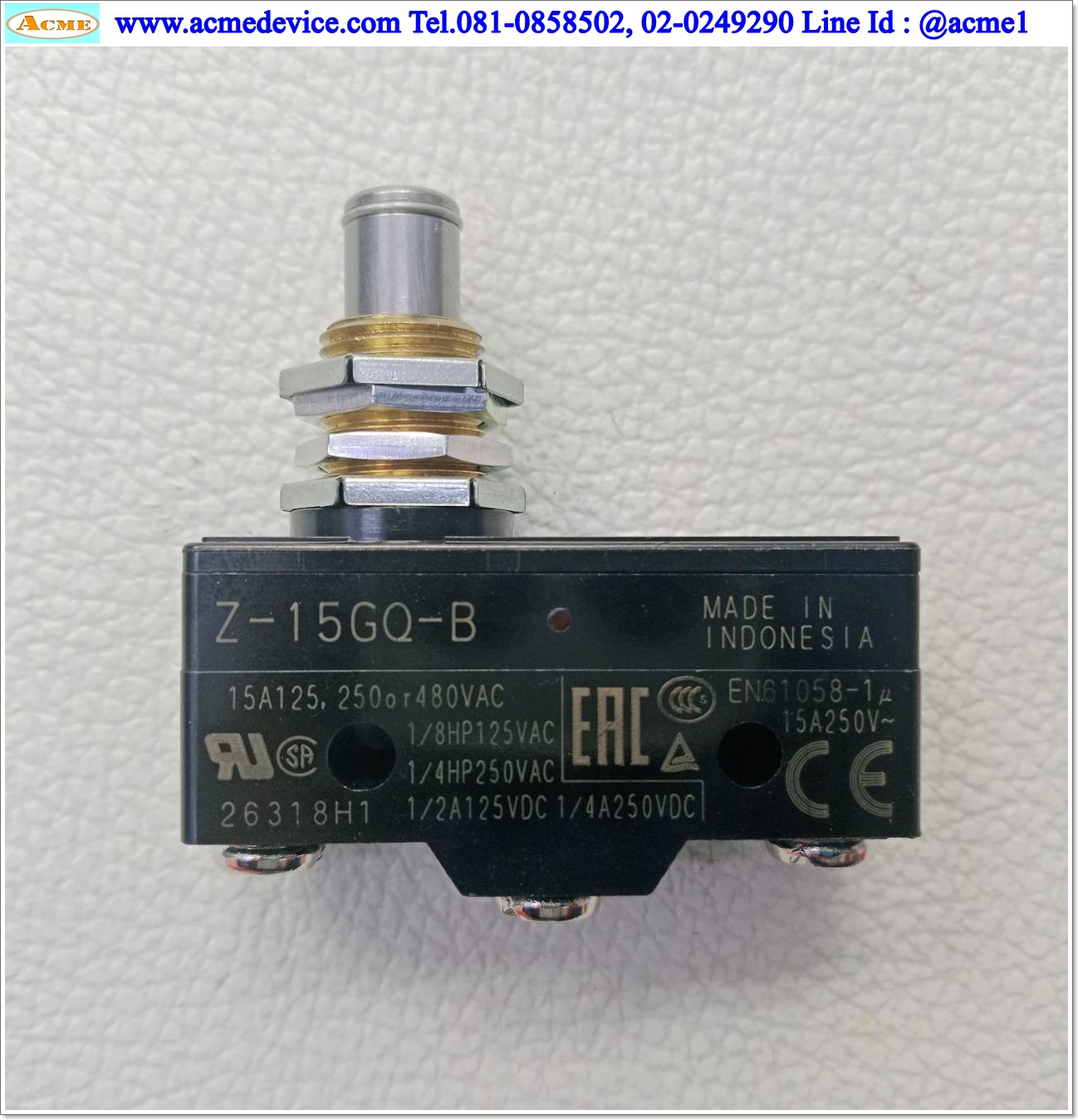 Limit Switch Omron รุ่น Z-15GQ-B & AP-Z