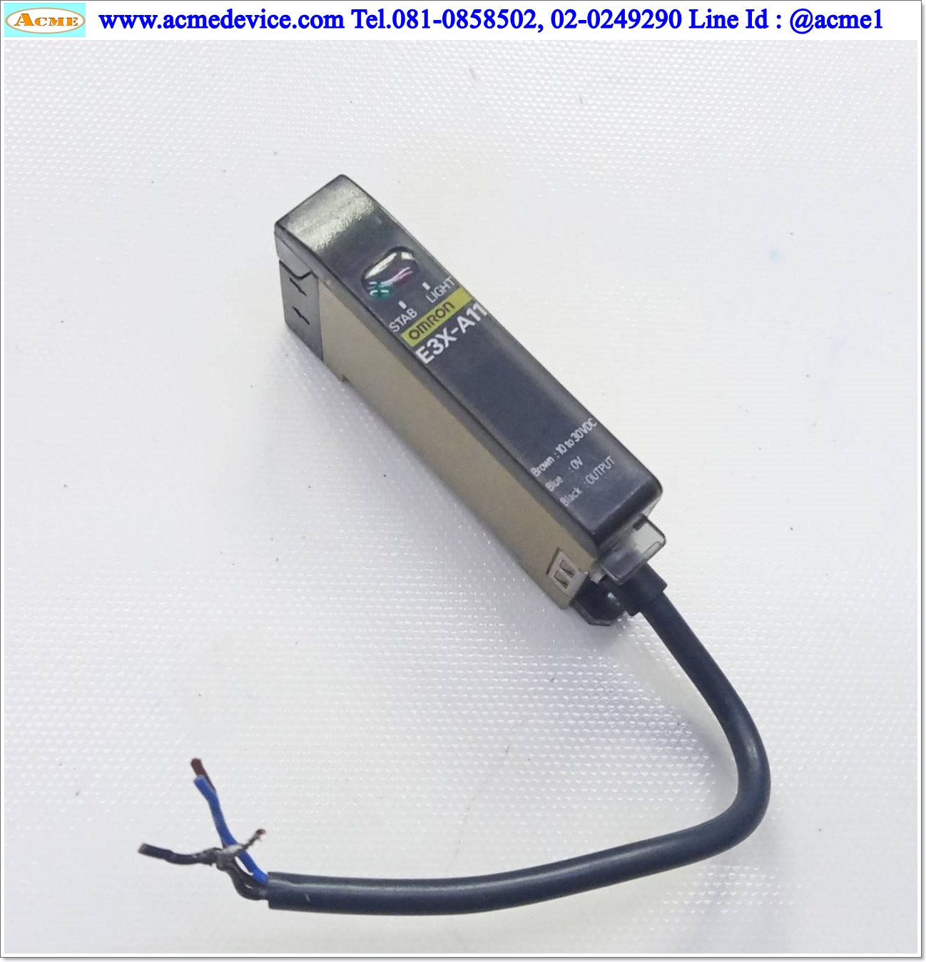 Fiber Amp Omron รุ่น E3X-A11, NPN