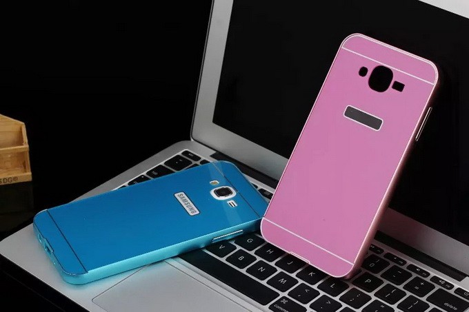 เคส ซัมซุง J7 สีทอง/ดำ/เงิน/ฟ้า/ชมพู อลูมิเนียม slide ได้