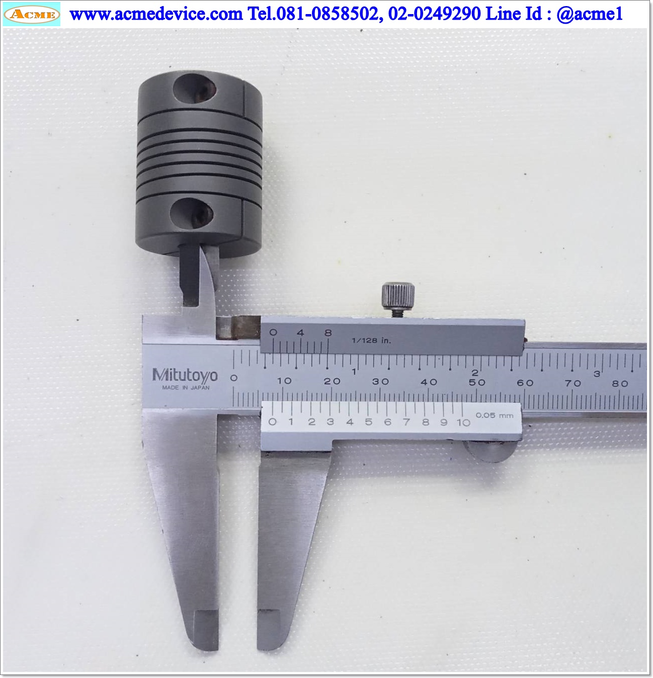 Coupling ขนาด ID 8/8mm, OD 26mm, L 32mm