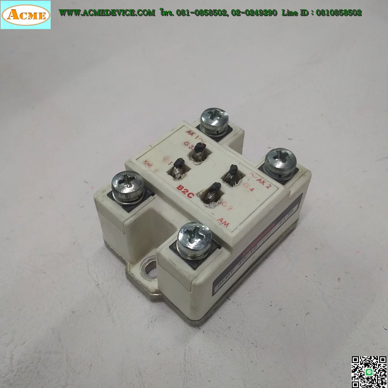 Thyristor Bridge SEMIKRON รุ่น SKBT 40/12, 1200V, 40A