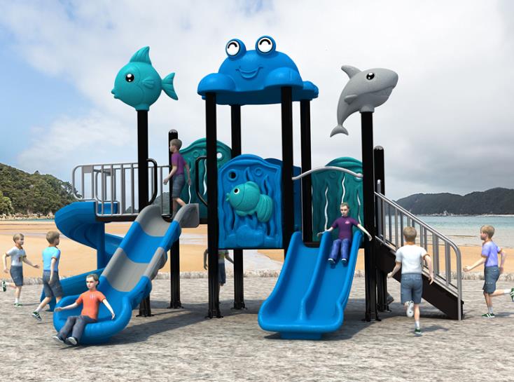 เครื่องเล่นสนามกลางแจ้ง ชุด ปูท่องทะเล