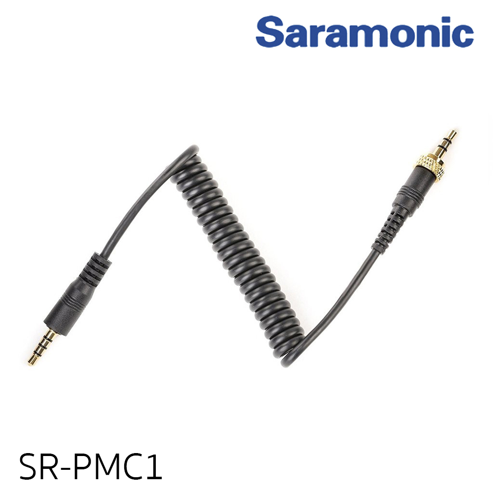 Saramonic SR-PMC1 Locking 18” (3.5 mm) TRS Male to 18” (3.5 mm) TRRS Male for UwMic9, UwMic10 & UwMic15 Wireless Systems to Apple iPhones & iPads or Android Smartphones & Tablets รับประกันศูนย์ไทย 1 ปี