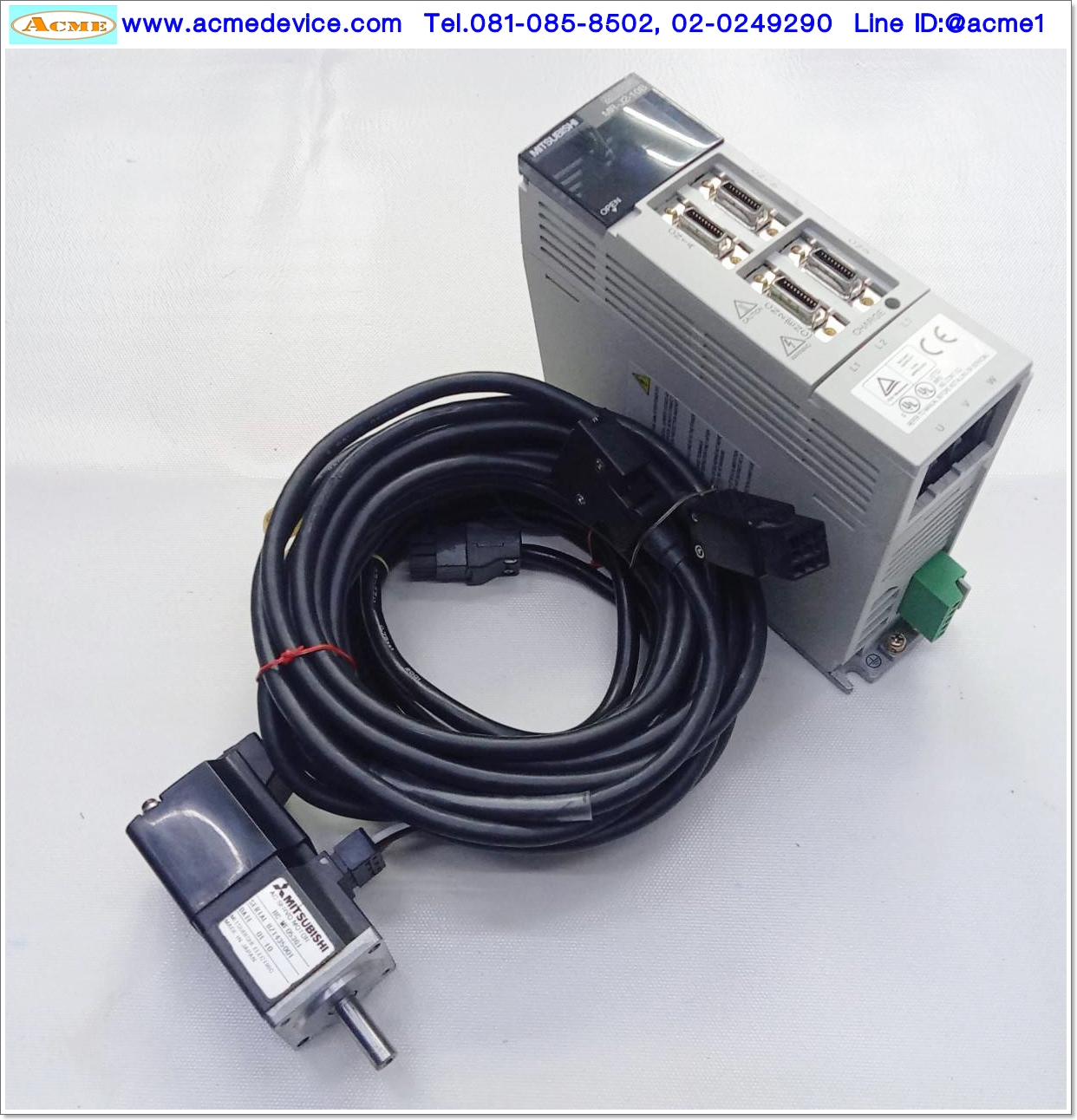 Servo Drive Mitsubishi รุ่น MR-J2-10B & Motor HC-MF053G1