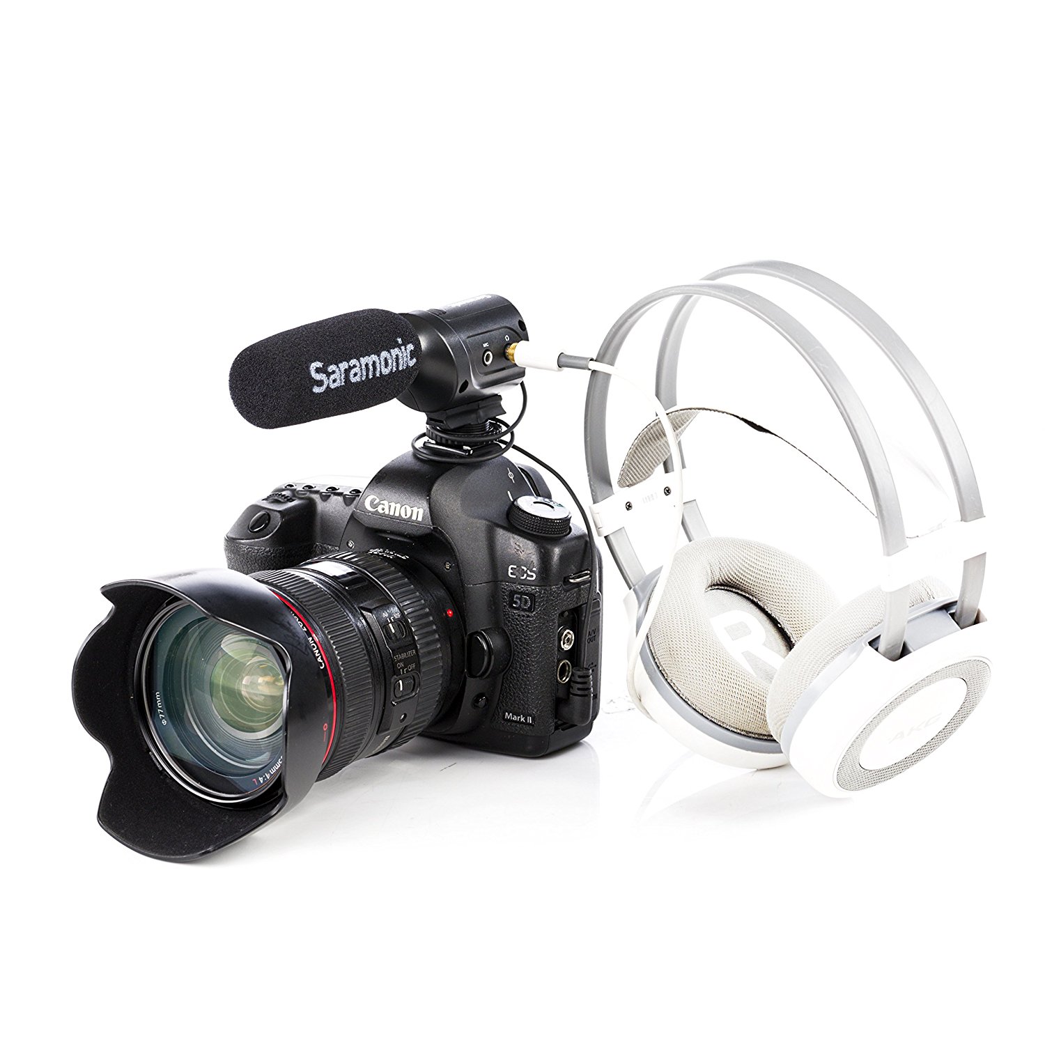 Saramonic SR-M3 Mini Directional Condenser Microphone with Integrated Shockmount