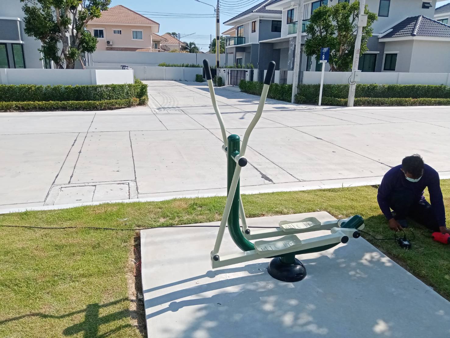 เครื่องออกกำลังกาย ชุด จักรยานก้าวเดินแบบเดี่ยว