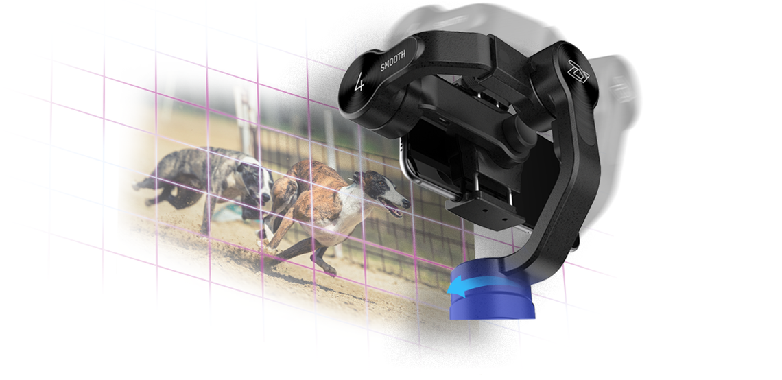 ไม้กันสั่นสำหรับมือถือ Zhiyun Smooth 4 3-Axis Handheld Gimbal Stabilizer