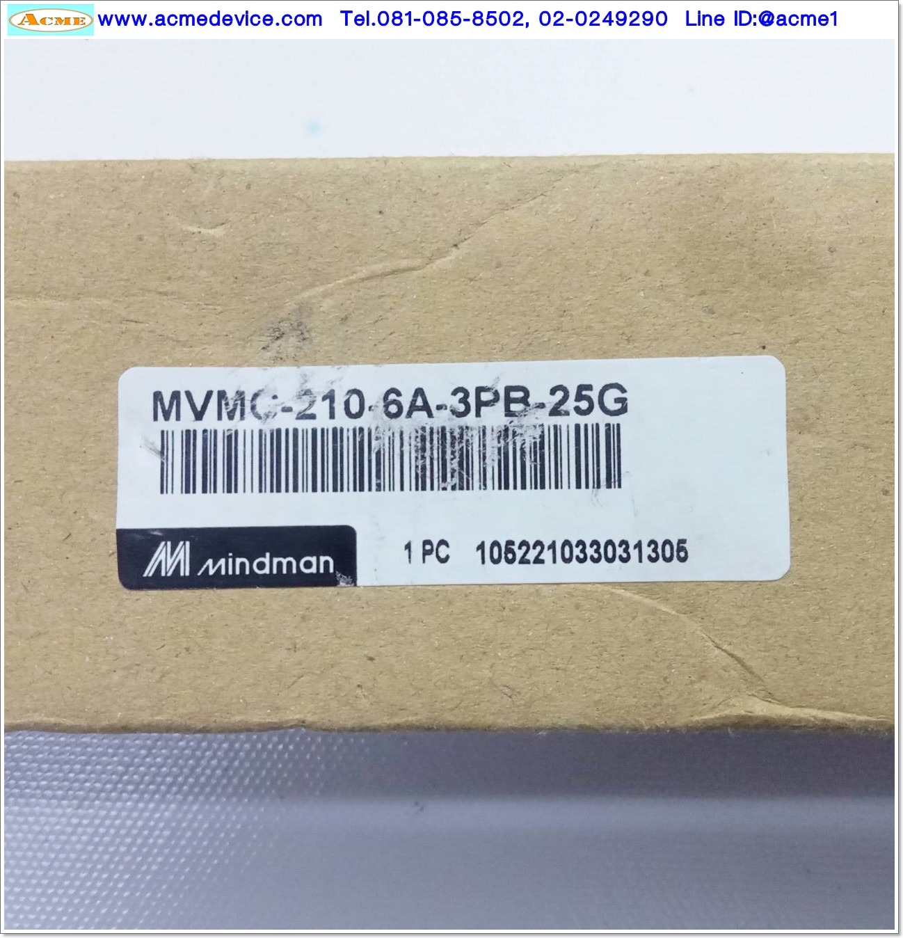 Solenoid Valve Metalwork รุ่น MVMC-210-6A-3PB-25G, 3/2
