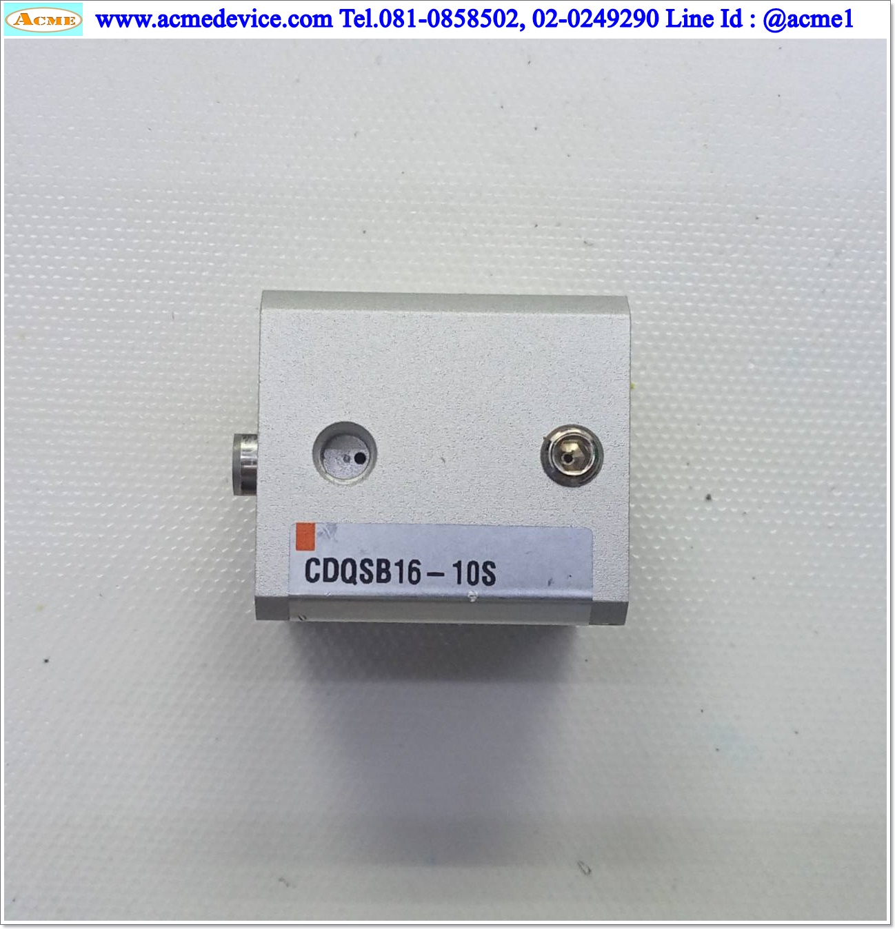 Air Cylinder SMC รุ่น CDQSB16-10S, Bore 16 mm., Stroke 10 mm.