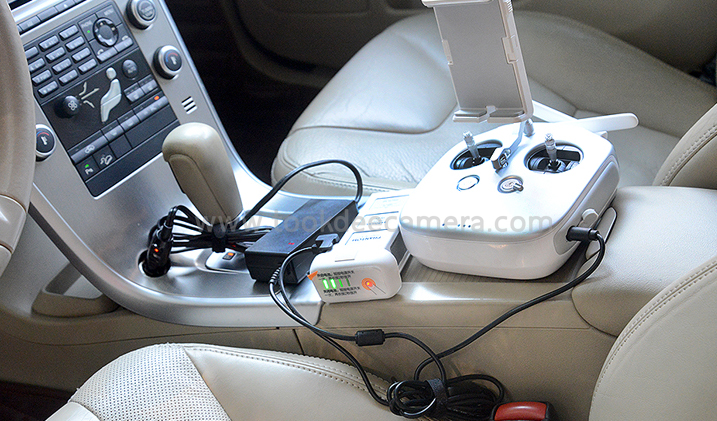 ที่ชาร์จในรถสำหรับ Dji phantom 4 ยี่ห้อkingma