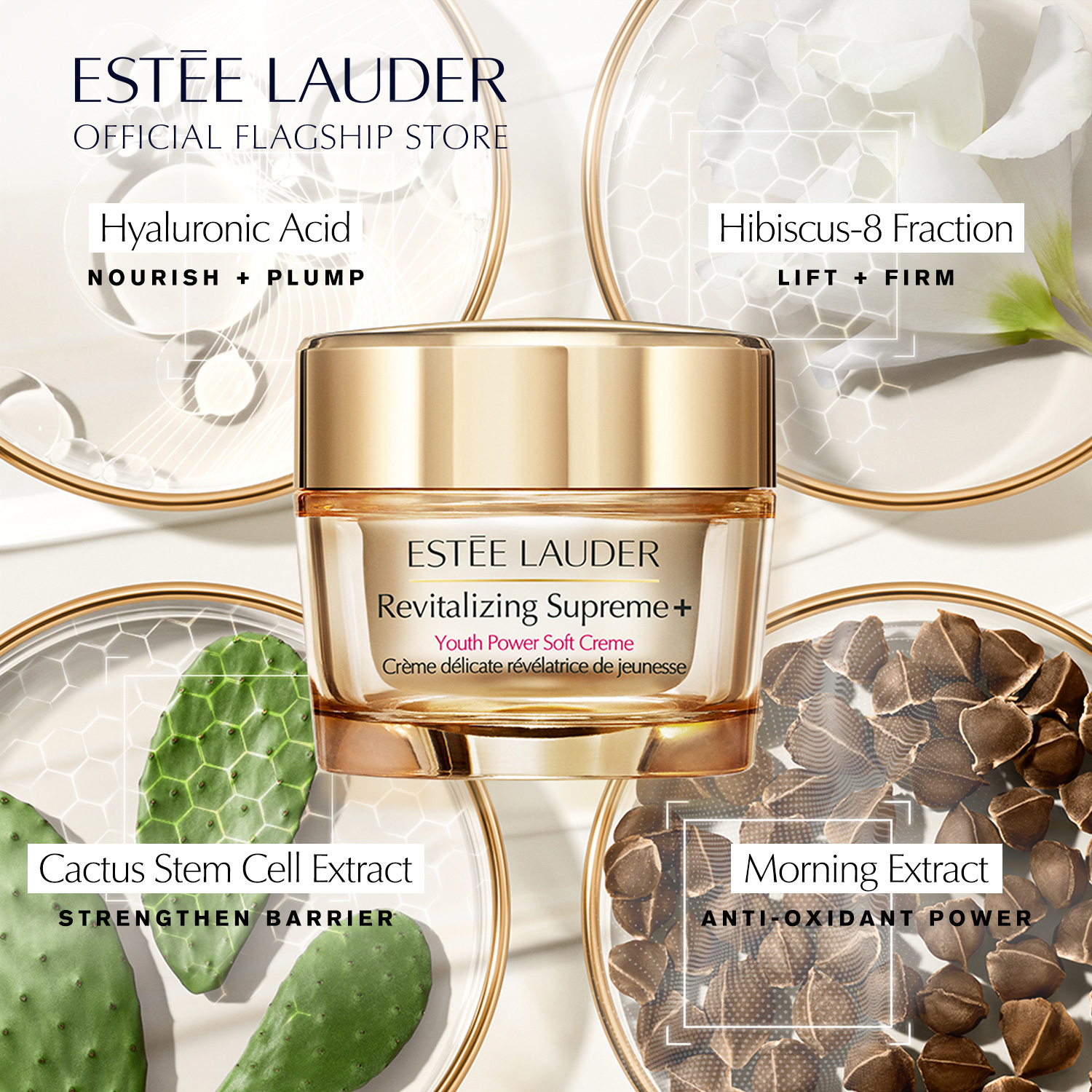 บำรุงผิวเอสเต้ Estee Lauder Revitalizing Supreme+ Youth Power Soft Cream 15ml