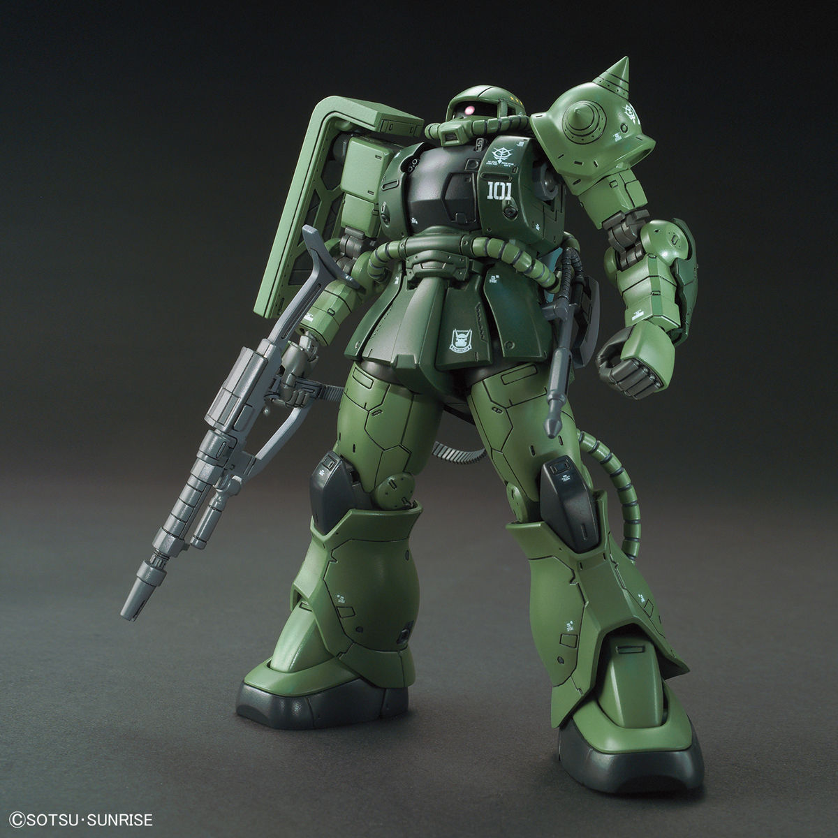 BANDAI HG MS-06C-6/R6 ZAKU II Type C-6/R6 โมเดล กันดั้ม กันพลา PS TOYLAND HGORIGIN