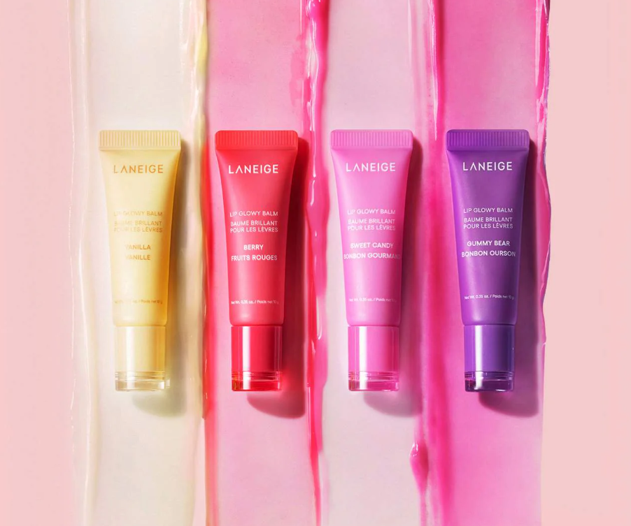 ลิปบำรุงลาเนจ Laneige Set Lip Glowy Balm 5g x 4 pcs