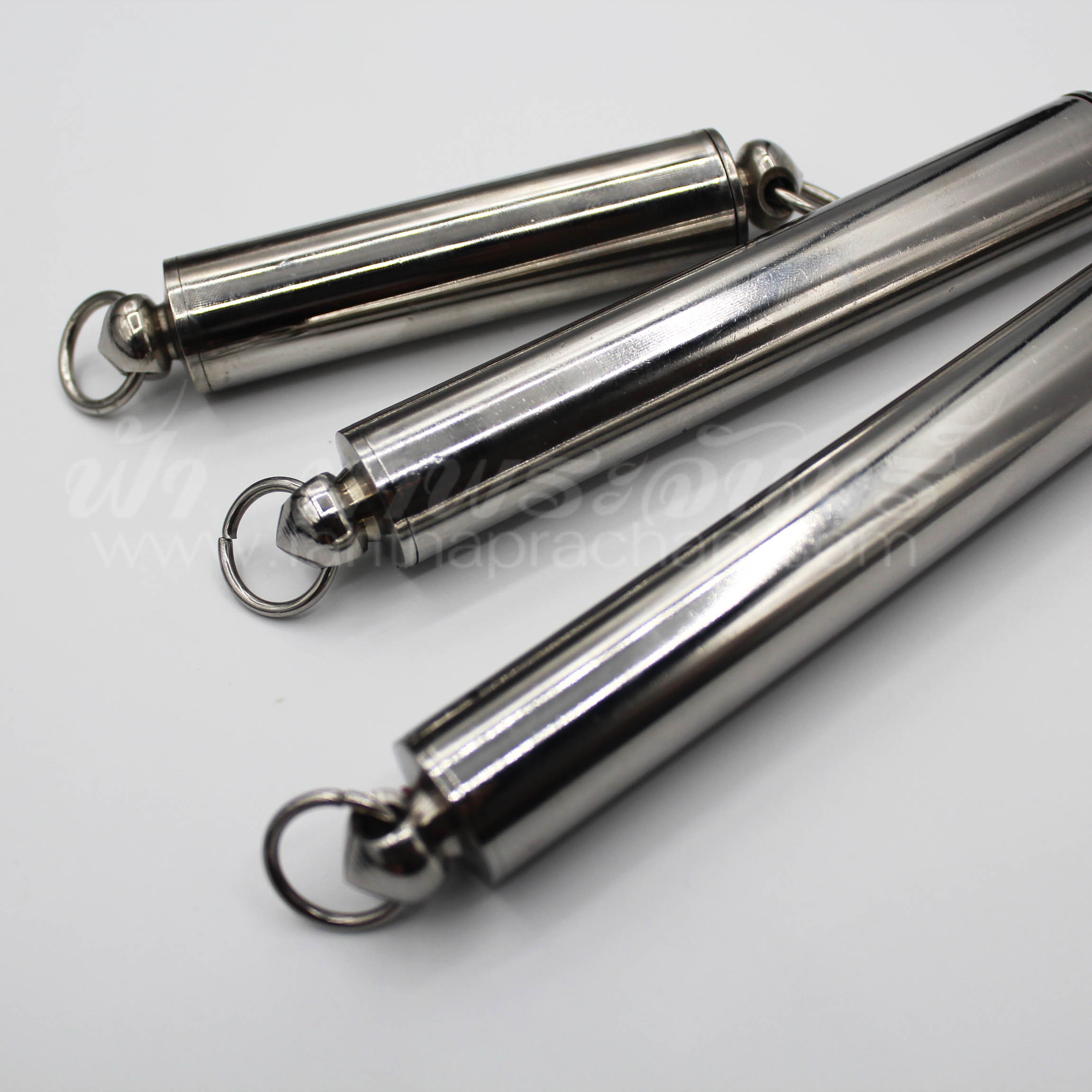 หลอดตะกรุด ทึบ ฝาเกลียวสแตนเลส สองหัว