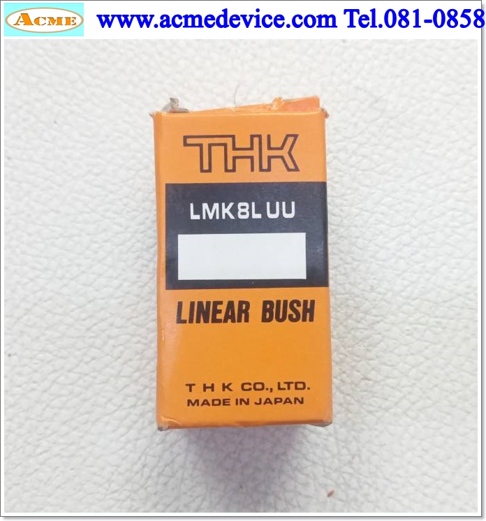 Linear Bushing THK รุ่น LMK8LUU, Dia 8 mm, L45 mm