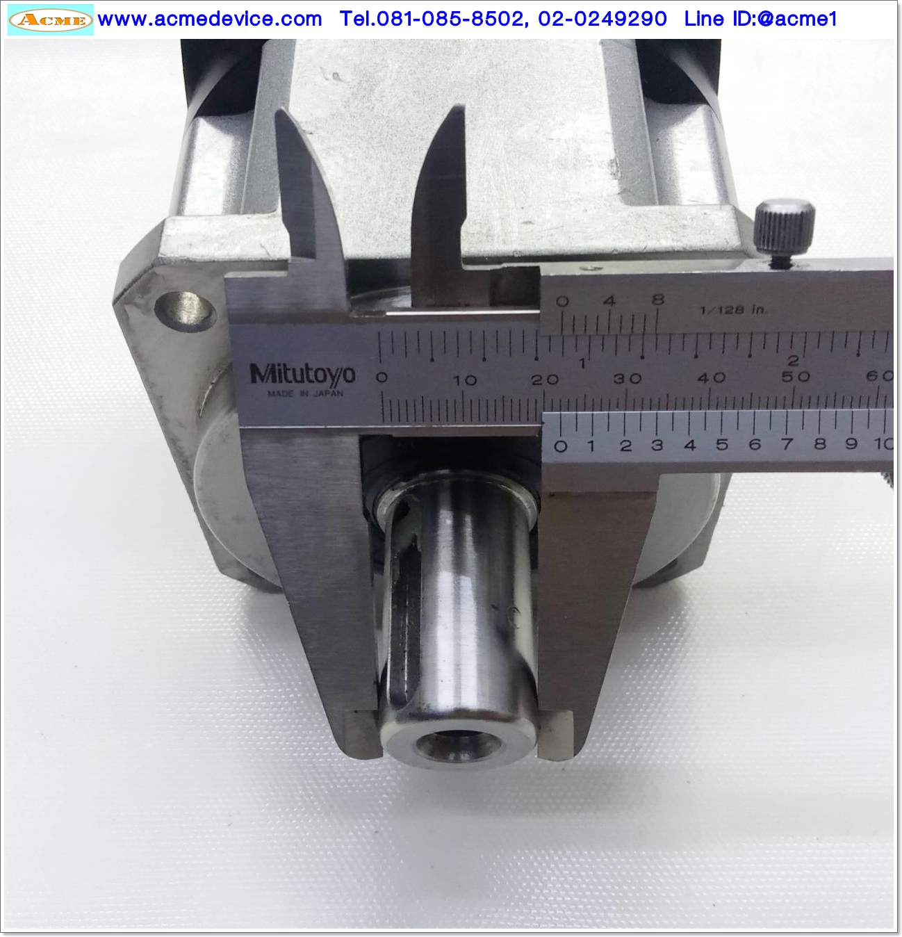 Gear Head Newstart รุ่น AB090L1-004-P2-S2, Ratio 4:1 (เพลาเข้า 19 mm. ออก 22 mm.) for 750w ( B )