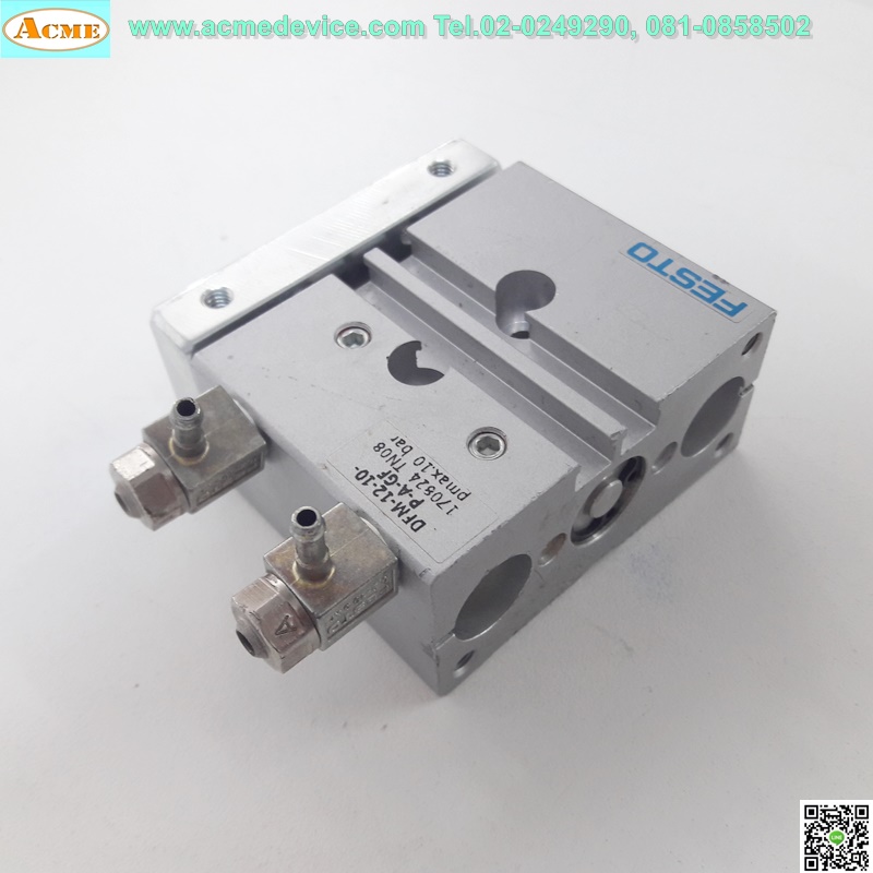 Air cylinder Festo รุ่น DFM-12-10-P-A-GF, bore 12 mm., stroke 10 mm.