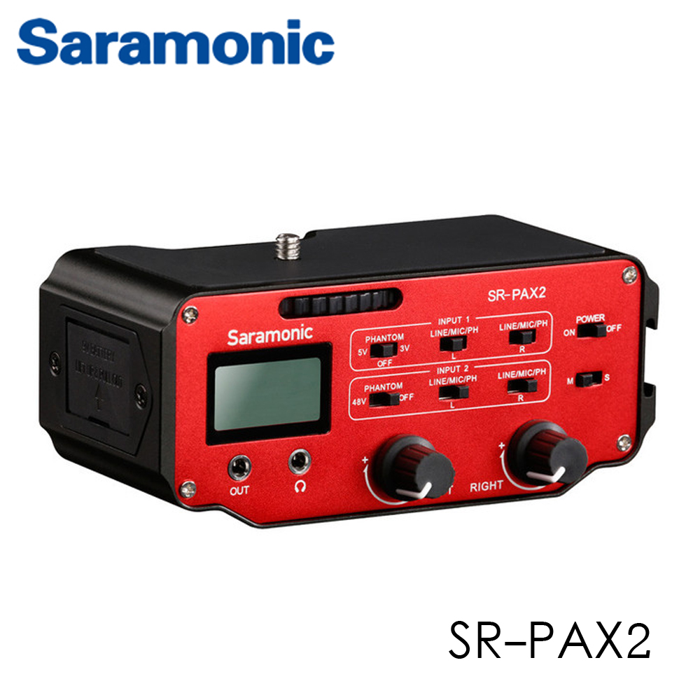Saramonic SR-PAX2 Universal Audio Adapter for DSLR Cameras รับประกันศูนย์ไทย 1 ปี
