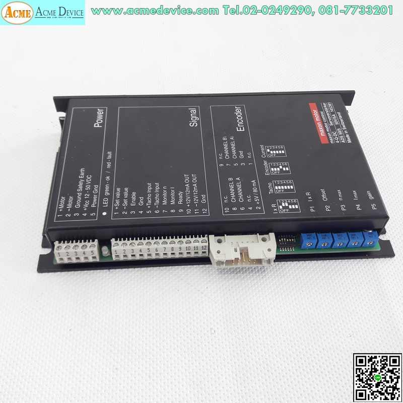 Brush DC Drive Maxon รุ่น 4-Q-DC, ADS 50/5, 50V/5A
