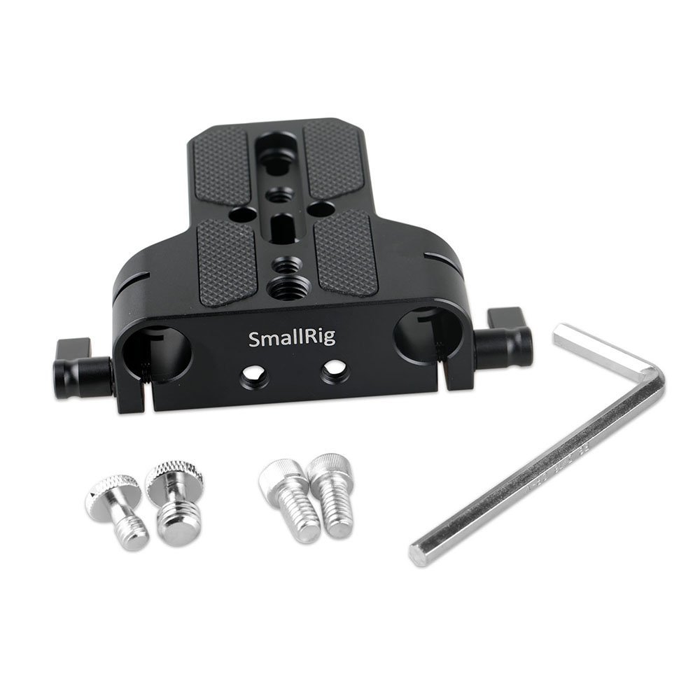 SMALLRIG® Baseplate with Dual 15mm Rod Clamp 1674 (ByOrder รอสินค้า2-3วัน)
