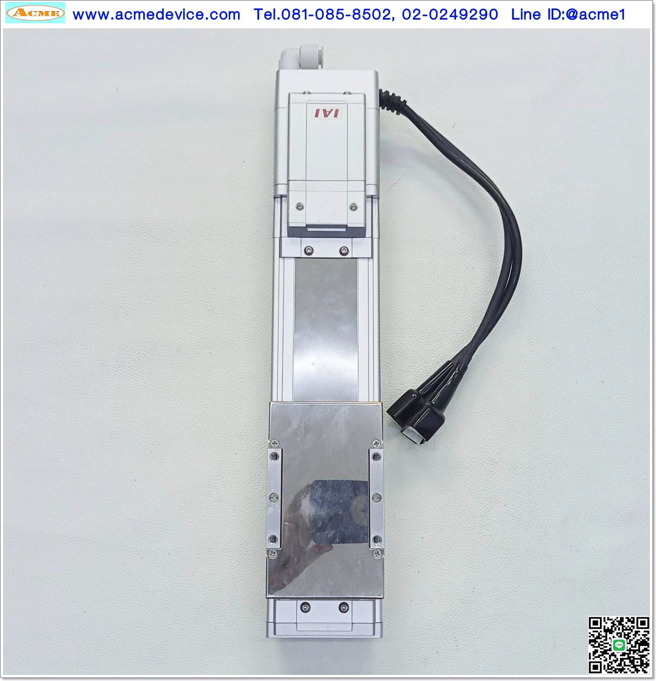Slider IAI รุ่น RCS3PCR-SA8C-I-100-30-100-T2-R01-A1S-VL-WT, Stroke 100 mm