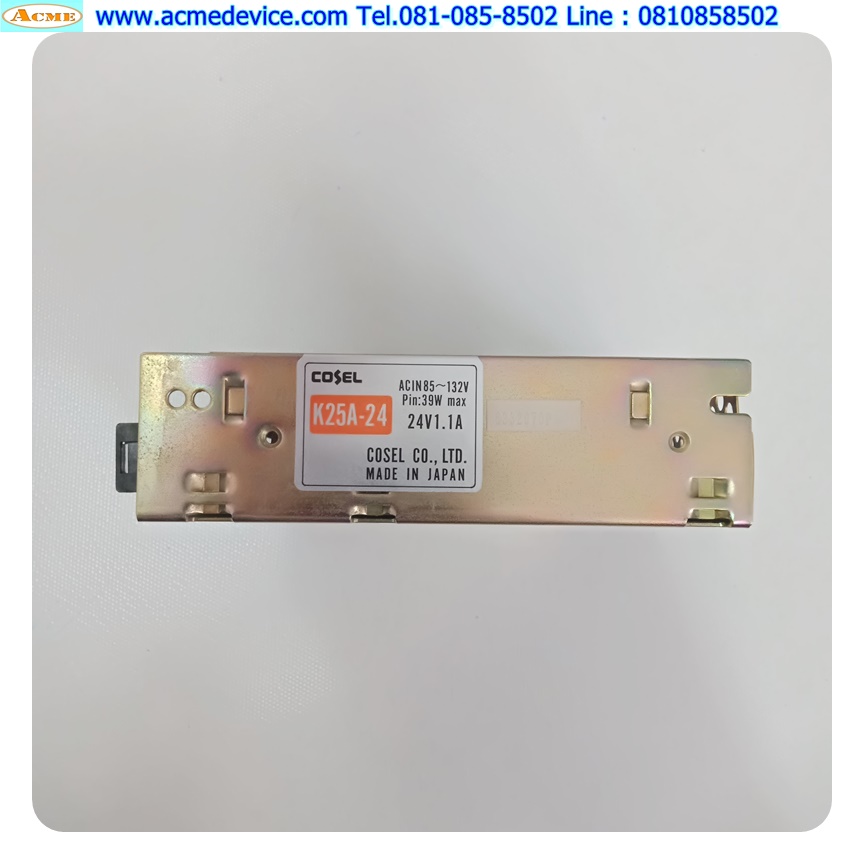 Power Supply Cosel รุ่น K25A-24, Output 24V, 1.1A, 25W, Power Input 100Vac