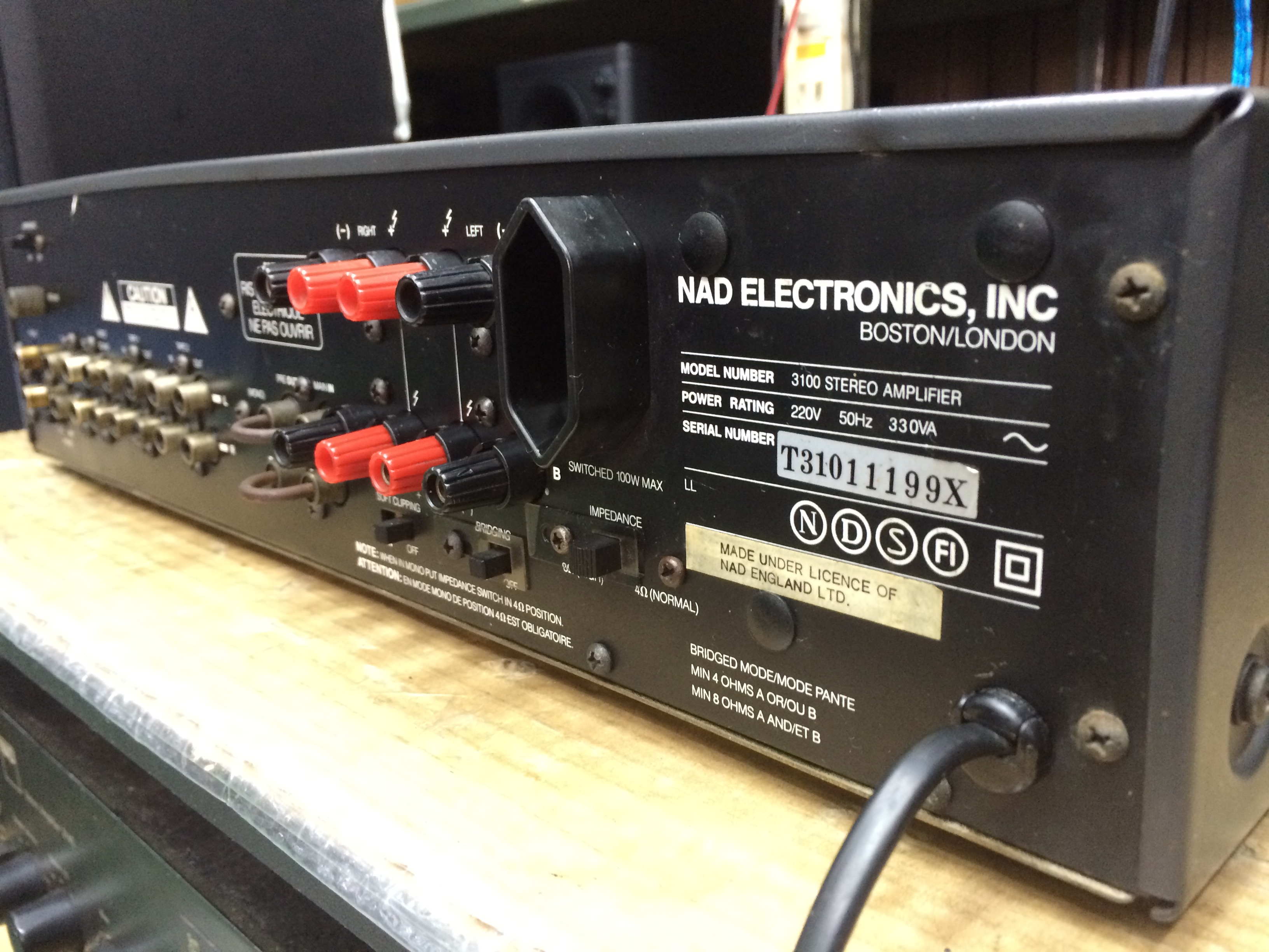 แอมป์ NAD 3100 Stereo Integrated Amplifier