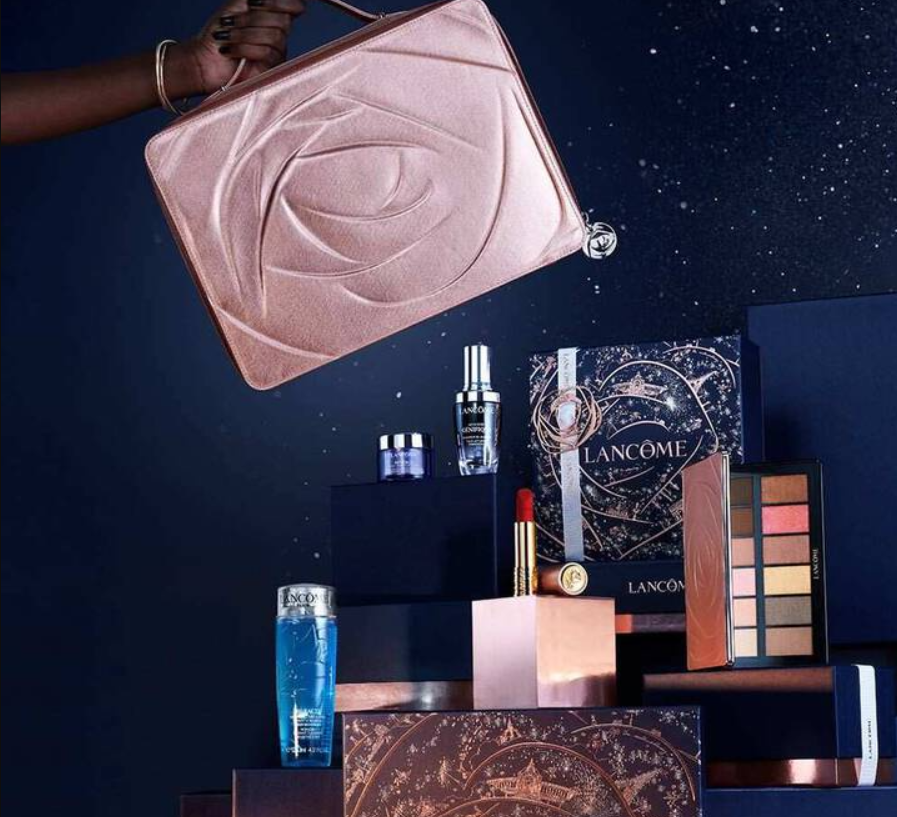 พาเลทอายแชโดว์ลังโคม Lancome Holiday #Rose Gold Eye Palette