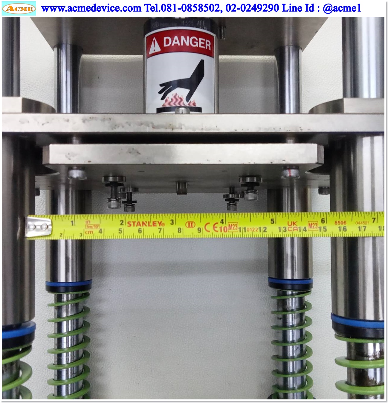 แท่นปั๊ม Ball Screw ขนาด 230 x 260 x 450, Stroke 35 mm., Pit 5