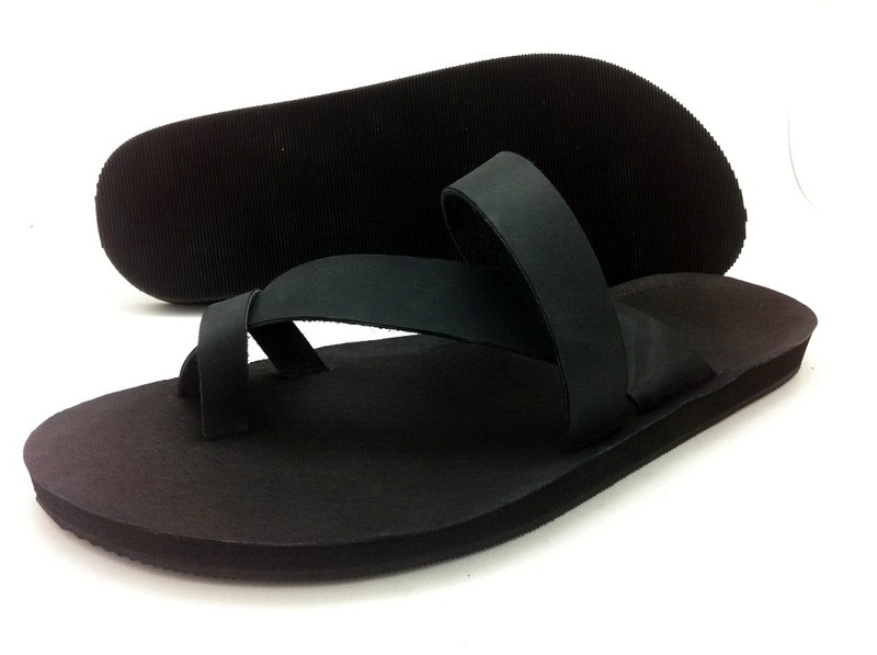 Leather sandals without backstrap (men)