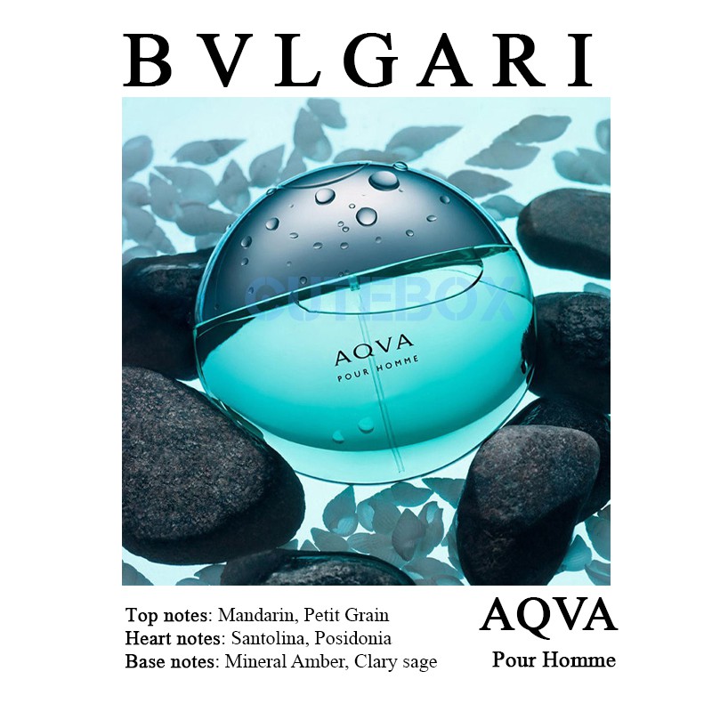 น้ำหอมบุลการี BVLGARI AQVA Pour Homme EDT 100ml