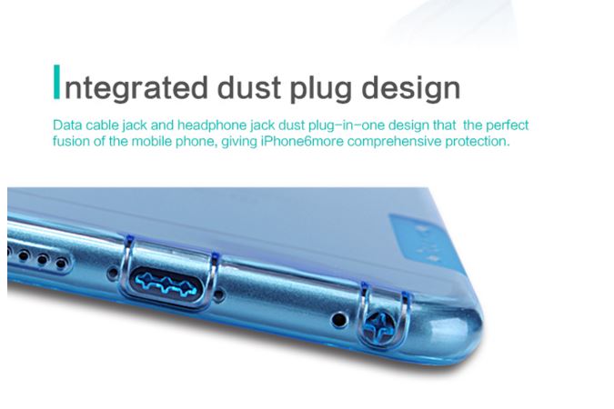 เคส iPhone6/6s สีชมพูใส nillkin แท้ TPU Case